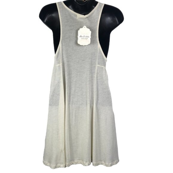 Altar'd State Cream High Low Embroidered Top - Picture 2 of 4